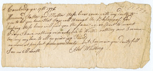 A Soldier Writes from Washington's Headquarters. image