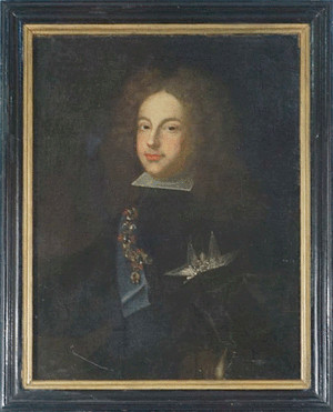 Period Oil Painting of King Philip V, Founder of the Bourbons. image
