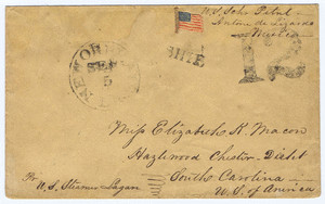 Mexican War U.S. Naval Cover. image