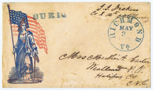 Captured Union Patriotic in Confederate Usage. image